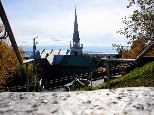 Projet Grand Escalier à Québec, Qc